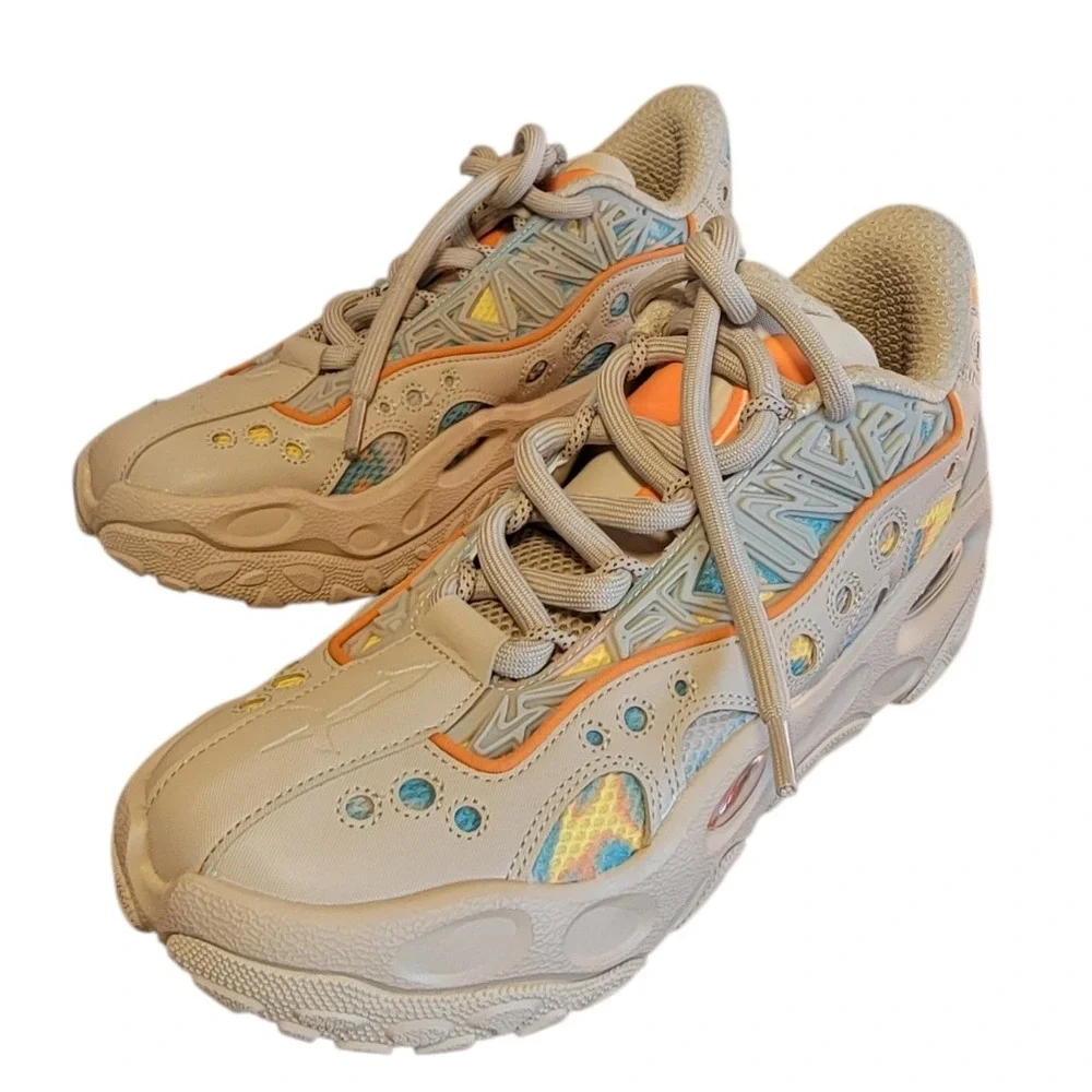 Puma MB.03 LaMelo Ball Toxic Tan Orange Multi Color BB Shoes 312165-01 Sz 12 - Picture 4 of 12